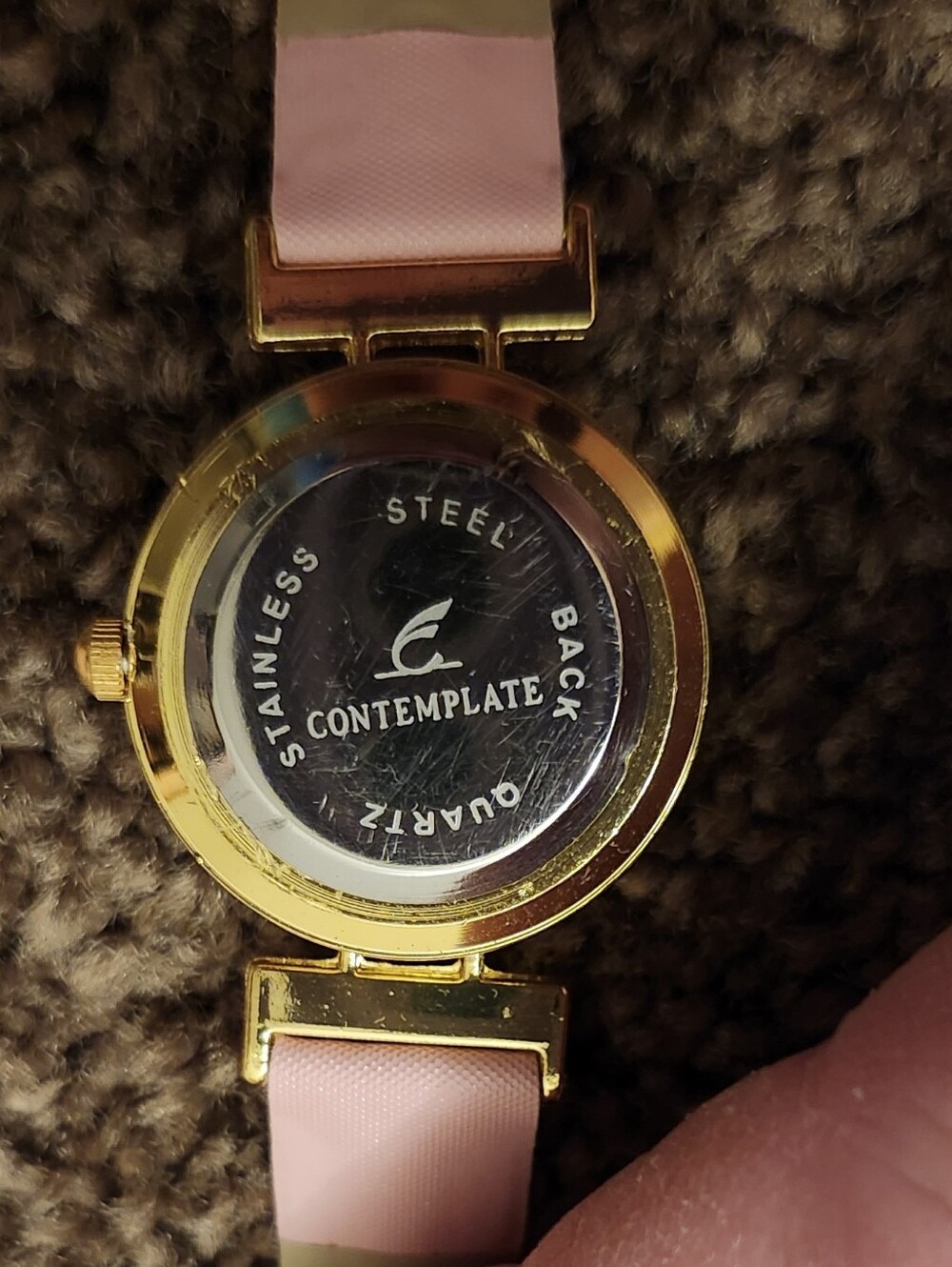 Vintage 80's Contemplate Women's Interchangeable Pink Watch Set - Picture 10 of 10